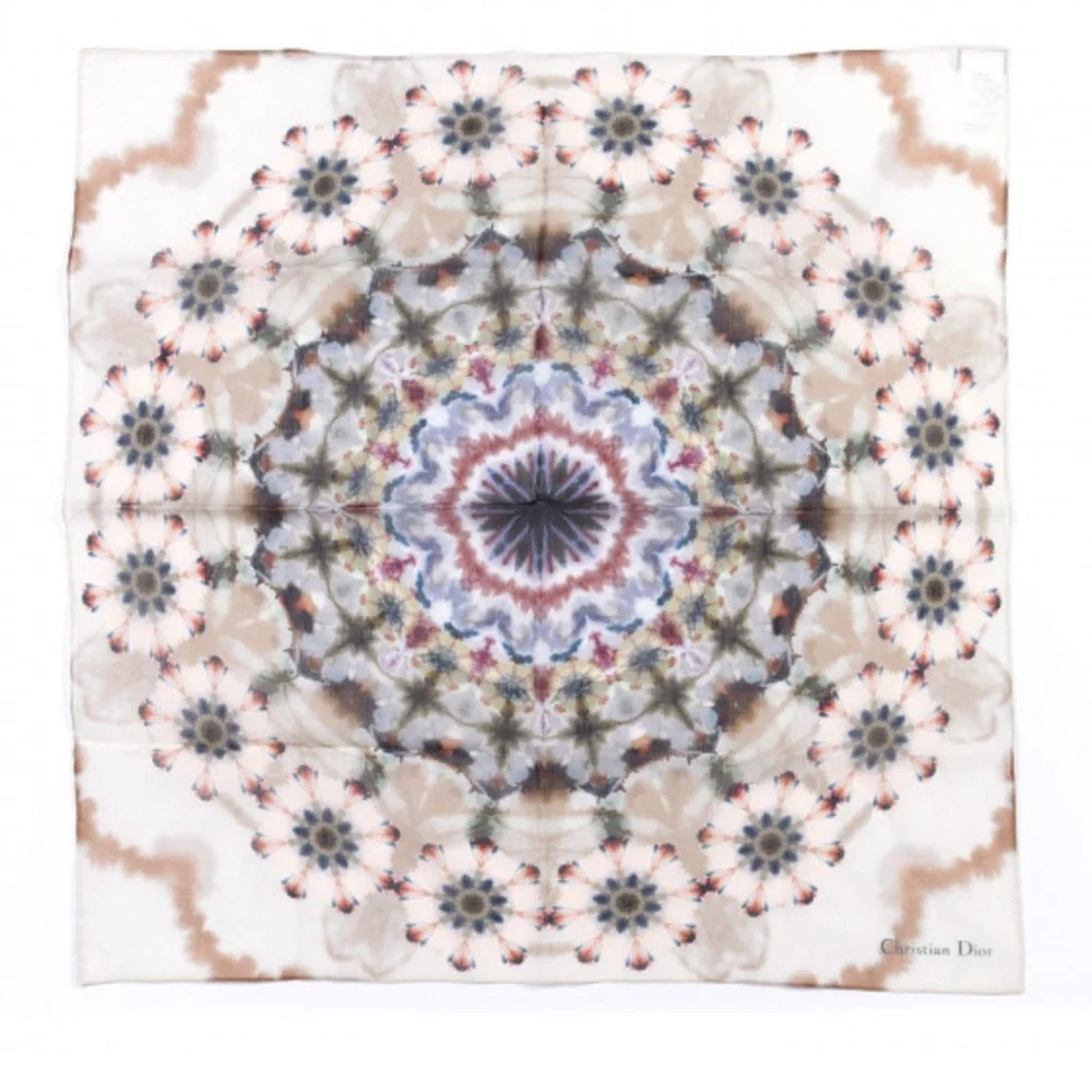 Christian Dior Kaleidiorscope Print Scarf